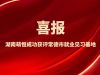 喜報!湖南萌恒成功獲評常德市就業(yè)見習(xí)基地